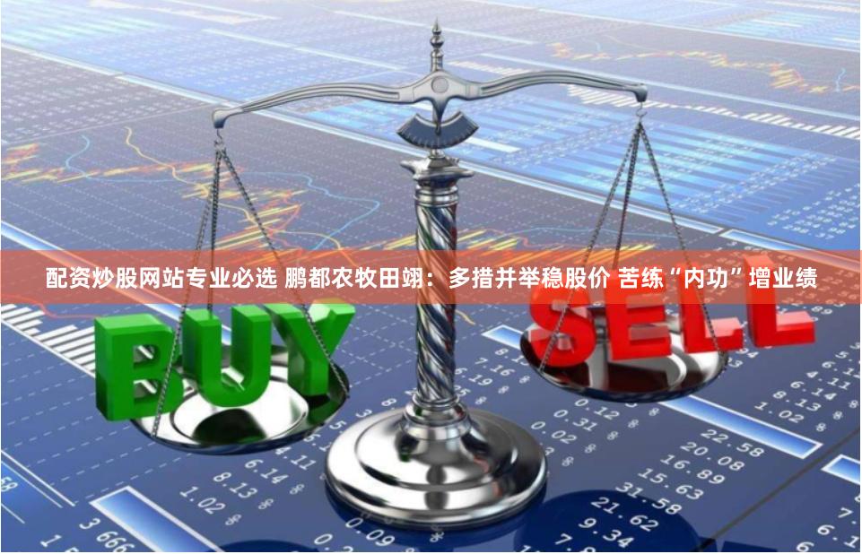 配资炒股网站专业必选 鹏都农牧田翊：多措并举稳股价 苦练“内功”增业绩